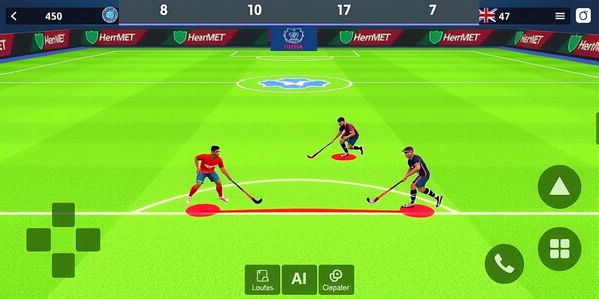 Hockey India Legends Gameplay Hockey India Legends gameplay showing a match in progress
